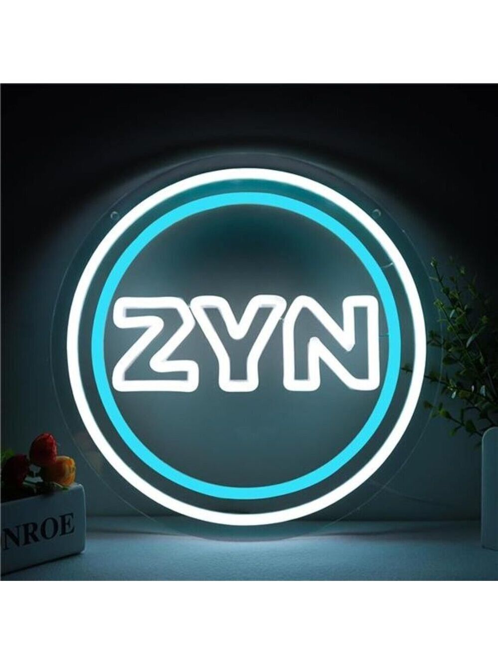 ZYN Led Neon Sign Wall Decor Light Bedroom Business Shop Man Cave Market NEW